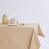 Nappe en coton beige