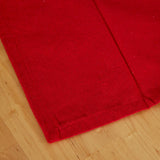 Serviettes en coton rouge pack 4 unités