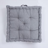 Coussin de sol en coton gris