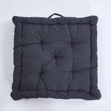 Coussin de sol en coton charbon de bois