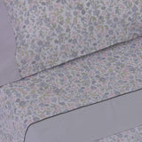 Ensemble de draps en coton Valentina gris