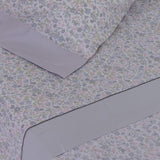 Ensemble de draps en coton Valentina gris