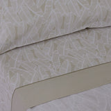 Casandra beige cotton sheet set