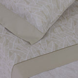 Casandra beige cotton sheet set