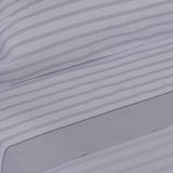 Berta gray cotton sheet set
