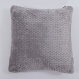 Coral fleece cushion cover Oslo gray