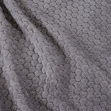 Coral fleece cushion cover Oslo gray