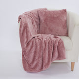 Coral fleece pillowcase Oslo strawberry