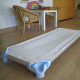 Adjustable crib hammock sheet Green