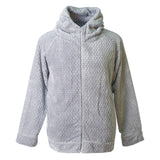 Peignoir corail unisexe gris Oslo