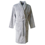 Men's gray coral fleece robe Oslo