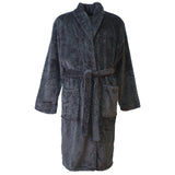 Men's Oslo Lead Coral Fleece Robe