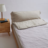 Housse de sac réglable en coton beige Naia