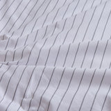 Housse de couette en coton blanc Naia