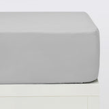 Basic Plus pearl gray fitted sheets