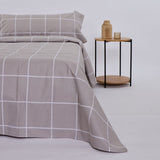 Ona beige cotton duvet cover