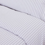 Housse de couette en coton blanc Naia