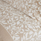 Amira beige satin sheets