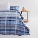 Agnes blue flannel duvet cover