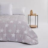Couette d'hiver en microfibre étoiles
