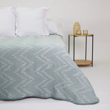 Jacquard bedspread 1359 jade