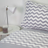 Draps en polaire corail Aroa gris