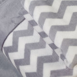 Draps en polaire corail Aroa gris