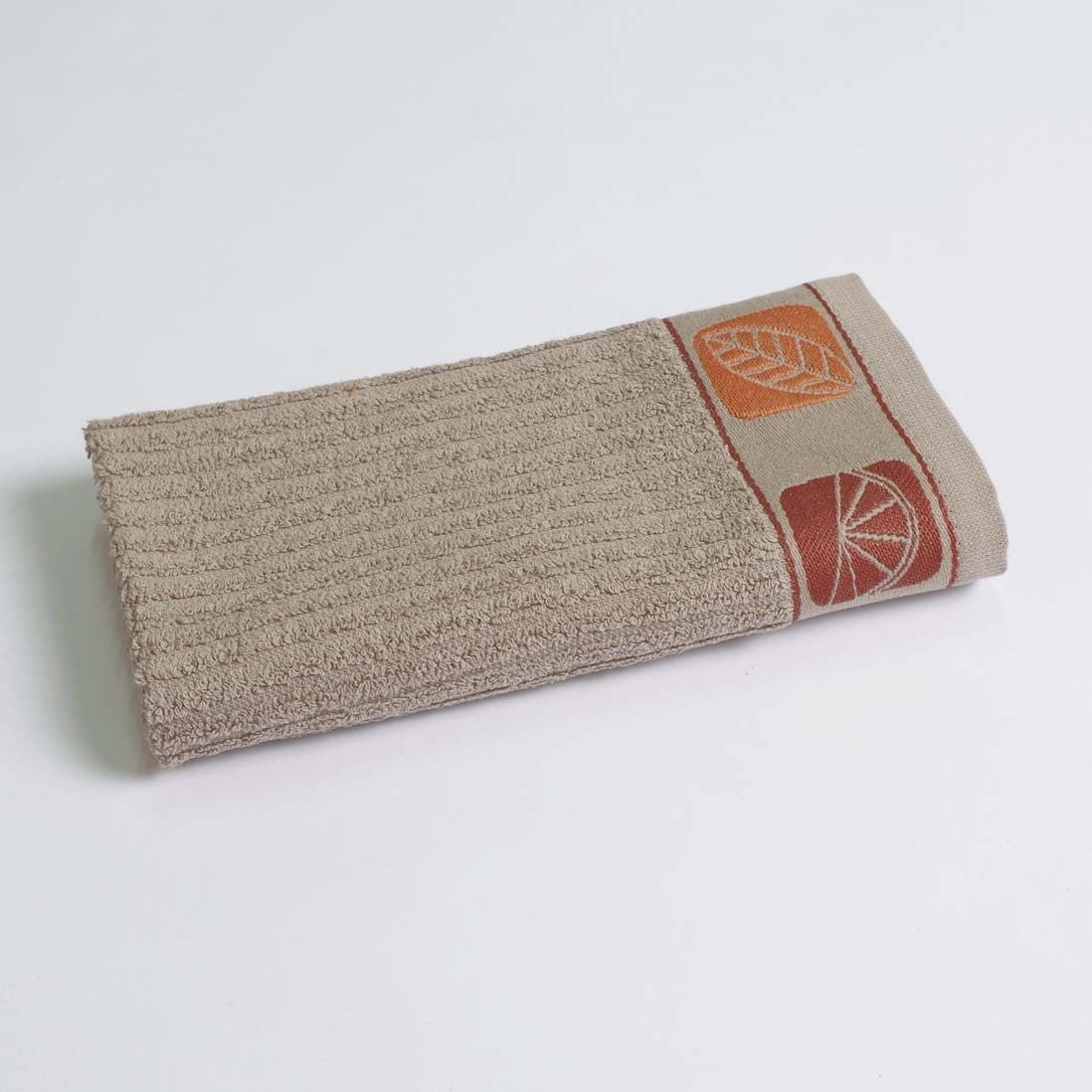 Torchon de cuisine en éponge avec bordure jacquard 13366