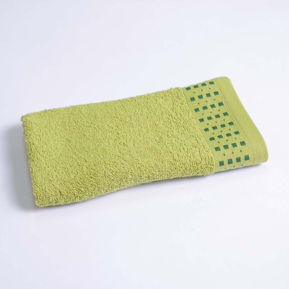 Torchon de cuisine en éponge avec bordure jacquard 10371