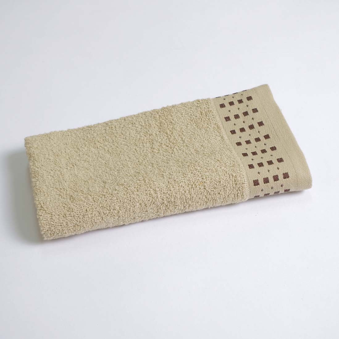 Torchon de cuisine en éponge avec bordure jacquard 10371