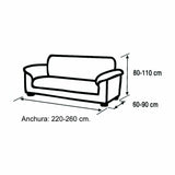 FUNDA SOFA 4 PLAZAS CARLA