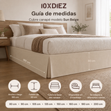 Sun beige coverlet