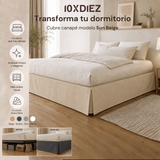 Sun beige coverlet