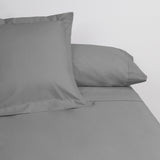 FUNDA DE COJÍN POPELIN 45X45 VERDE HUMO