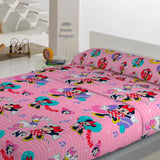 Ensemble de draps en polaire corail Minnie