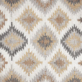 Alfombra vinílica estampada Kilim Grises