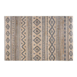 Alfombra Bambú Etnic Blanco-Gris