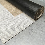 Alfombra tejido de vinilo Beige-Blanco