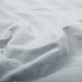 Cotton flannel crib fitted sheet white