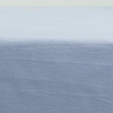 Draps housses en flanelle bleue