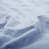 Draps housses en flanelle bleue