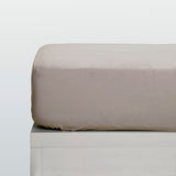 Beige flannel fitted sheets