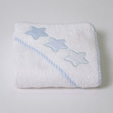 Cape de bain 084 blanc-gris