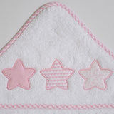 Cape de bain 476 blanc-rose