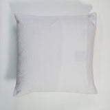 Housse de coussin Jacquard blanche 1979