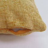 Housse de coussin texturée 24173 moutarde 6