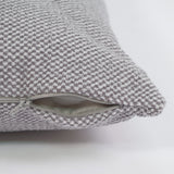 Textured cushion cover 25006 aluminum