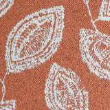 Textured cushion cover 801 orange leaf