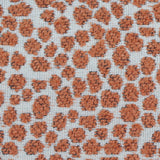 Textured cushion cover 801 taupe orange