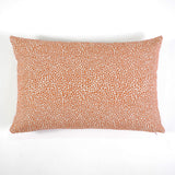 Textured cushion cover 801 taupe orange